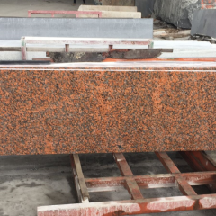 Maple red granite slabs